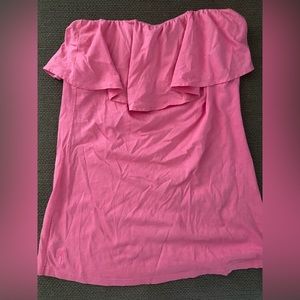 Lilly ruffle tube top